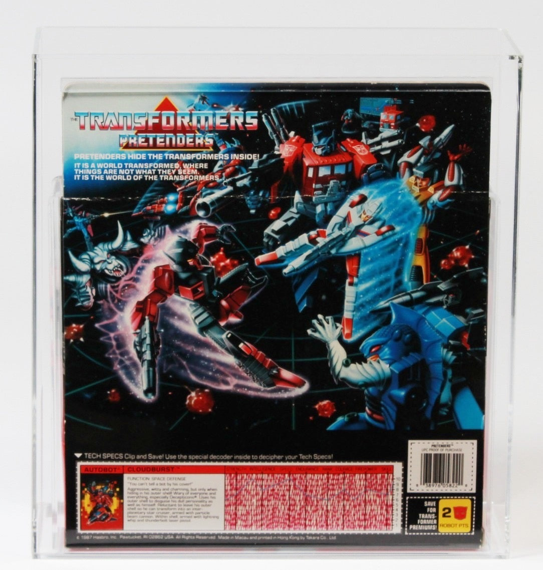 Pretenders: Cloudburst (Transformers, Hasbro) **CAS Graded 75/85/90** product image 2, provided for visual reference and