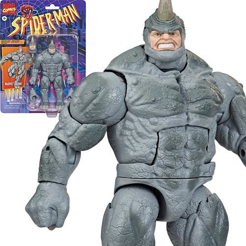 Rhino Retro Card (Marvel Legends, Hasbro) product image 2, provided for visual reference and product detail review