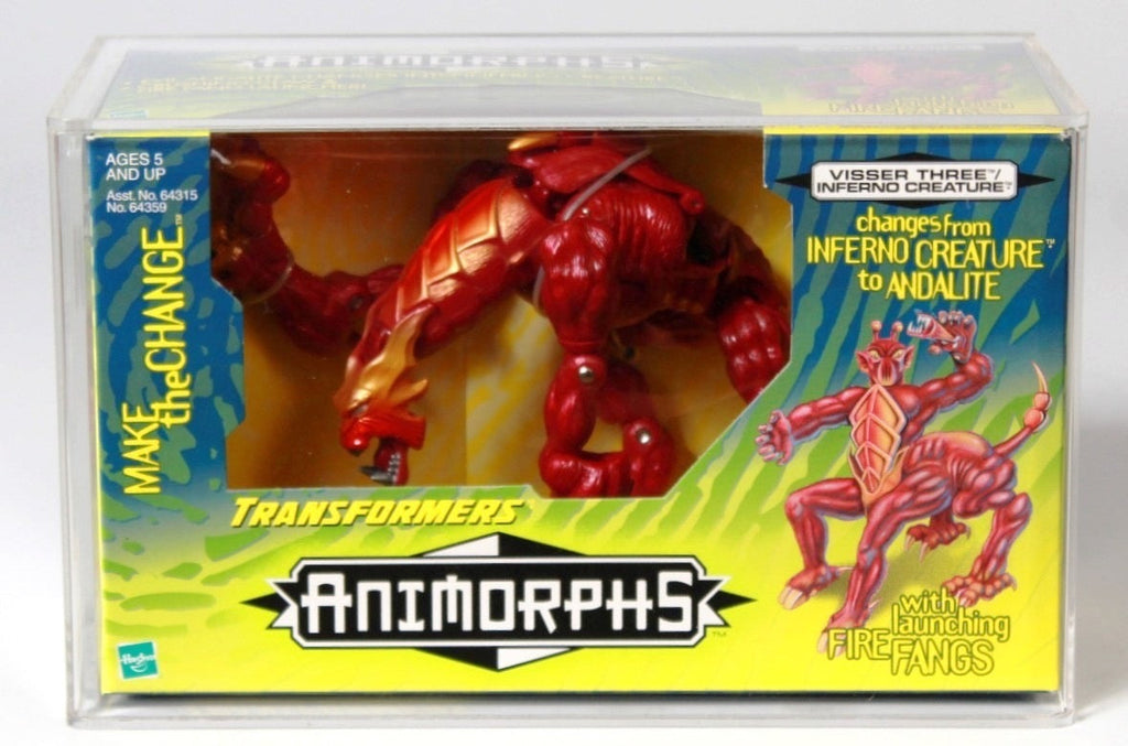 Three/Inferno (Transformers Animorphs, Hasbro) **CAS Graded 90/90/90 UC** product image 2, provided for visual reference and