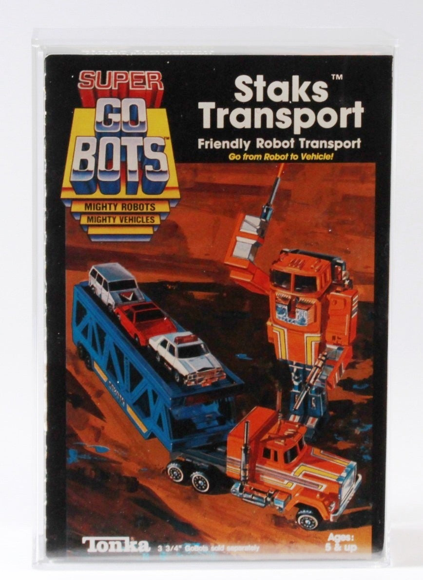 Staks Transport (Super GoBots, Tonka) **CAS Graded 85+** product image 1, provided for visual reference and product detail