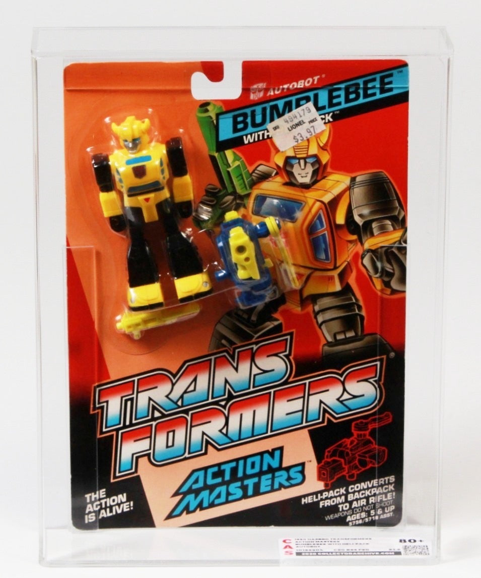 Action Masters: Bumble Bee (Transformers, Hasbro) **CAS Graded 80+** product image 4, provided for visual reference and