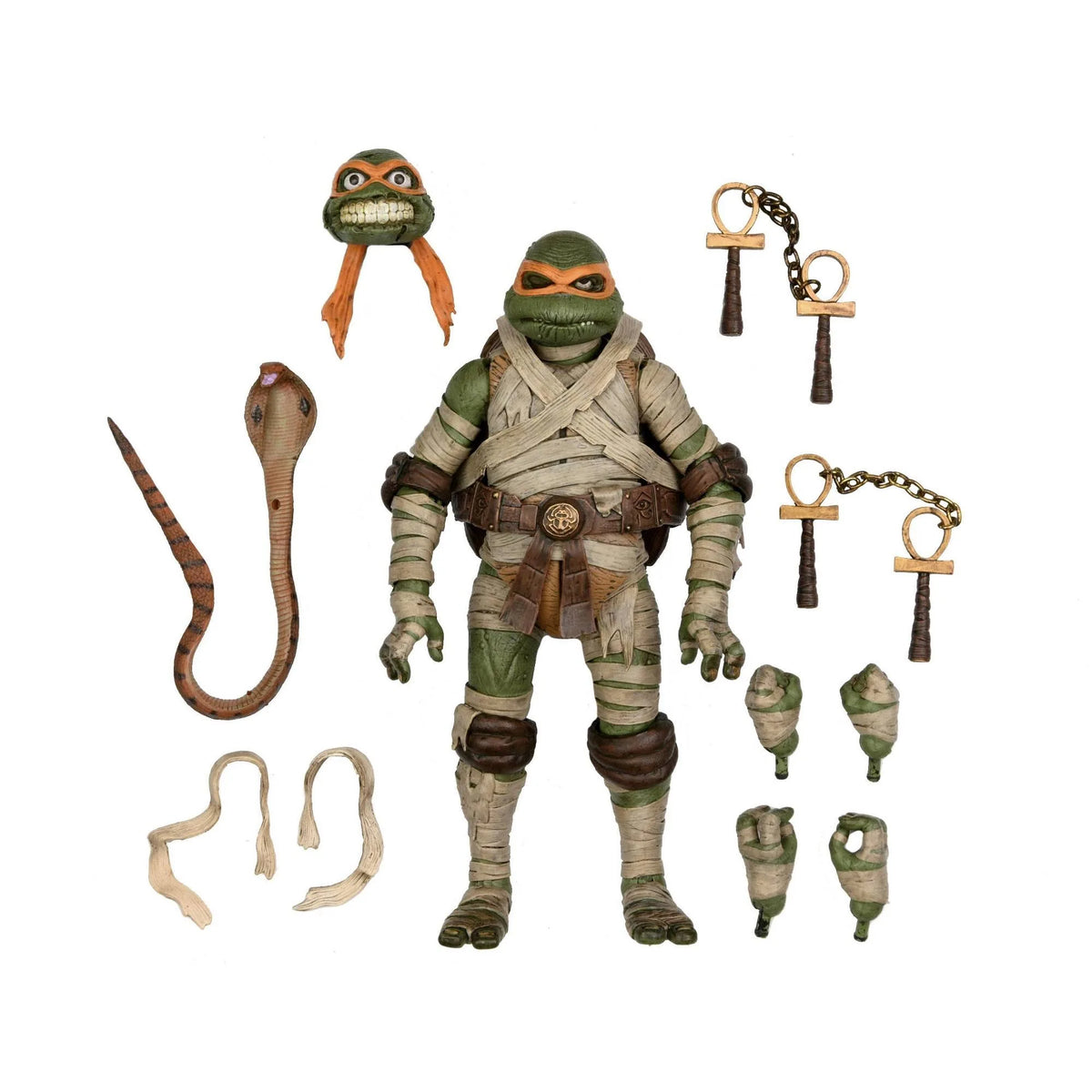 Michelangelo as the mummy (NECA, TMNT) product image 1, provided for visual reference and product detail review