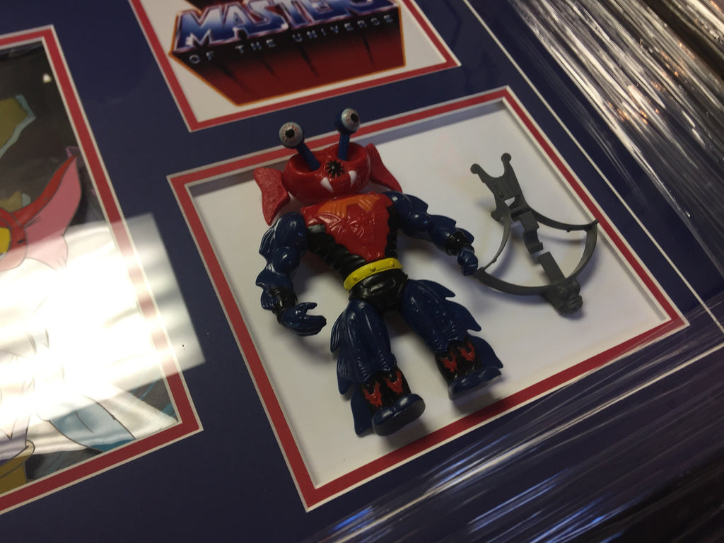 Master of the Universe: Mantenna Animation Cel & Figure (Framed & Matted) product image 2, provided for visual reference and