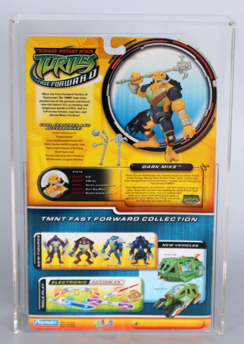 Dark Mike Fast Foward (TMNT, Playmates) **CAS Graded 80+** product image 3, provided for visual reference and product detail