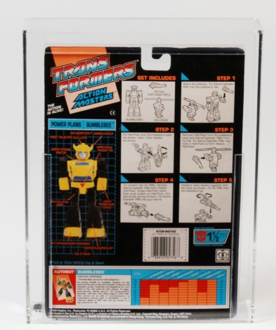 Action Masters: Bumble Bee (Transformers, Hasbro) **CAS Graded 80+** product image 2, provided for visual reference and
