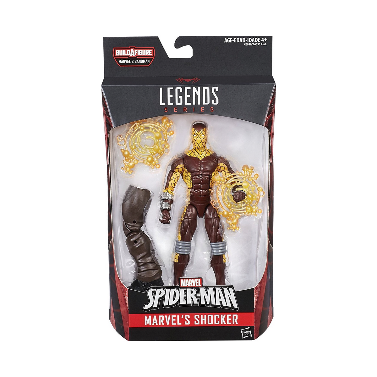 Shocker BAF SandMan (Marvel Legends, Hasbro) product image 1, provided for visual reference and product detail review