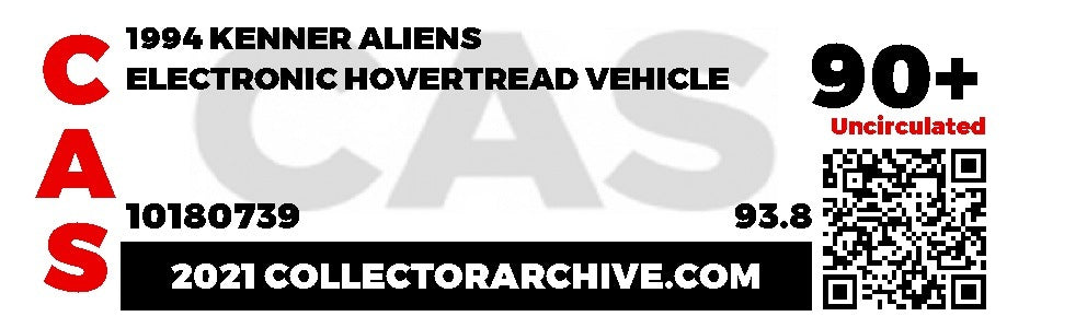 Electronic Hovertread (Aliens, Kenner) **CAS Graded 93.8 UC** product image 2, provided for visual reference and product