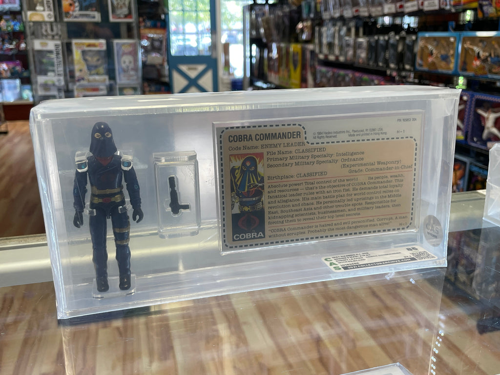 Hooded Cobra Commander Mail Away (GI Joe, Hasbro) **CAS Graded 85** product image 4, provided for visual reference and