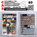 Downtown w/Camo (GI Joe, Hasbro) **CAS Graded 80** product image 1, provided for visual reference and product detail review