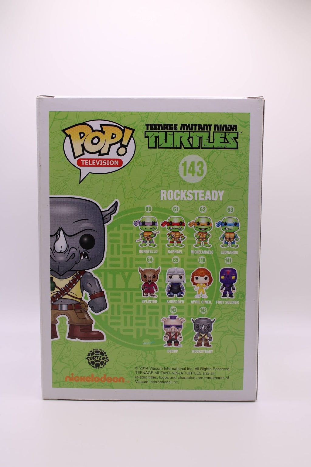 Cam Clark signed Rocksteady (Funko Pop, TMNT) **JSA Authenticated* product image 4, provided for visual reference and
