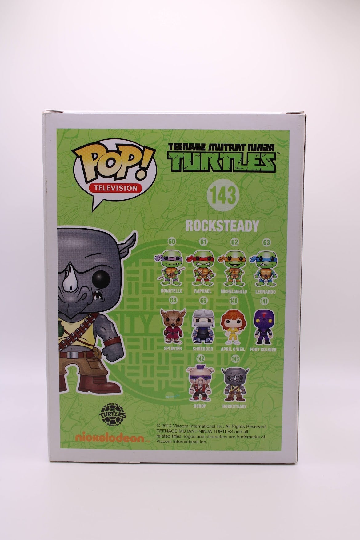 Cam Clark signed Rocksteady (Funko Pop, TMNT) **JSA Authenticated* product image 4, provided for visual reference and