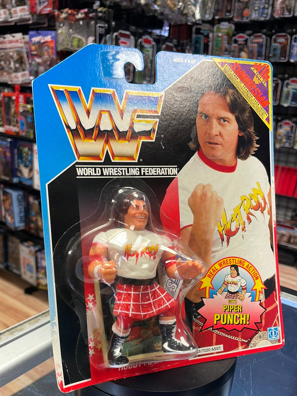 Summer Slam Roddy Piper (WWE WWF, Vintage Hasbro) product image 3, provided for visual reference and product detail review