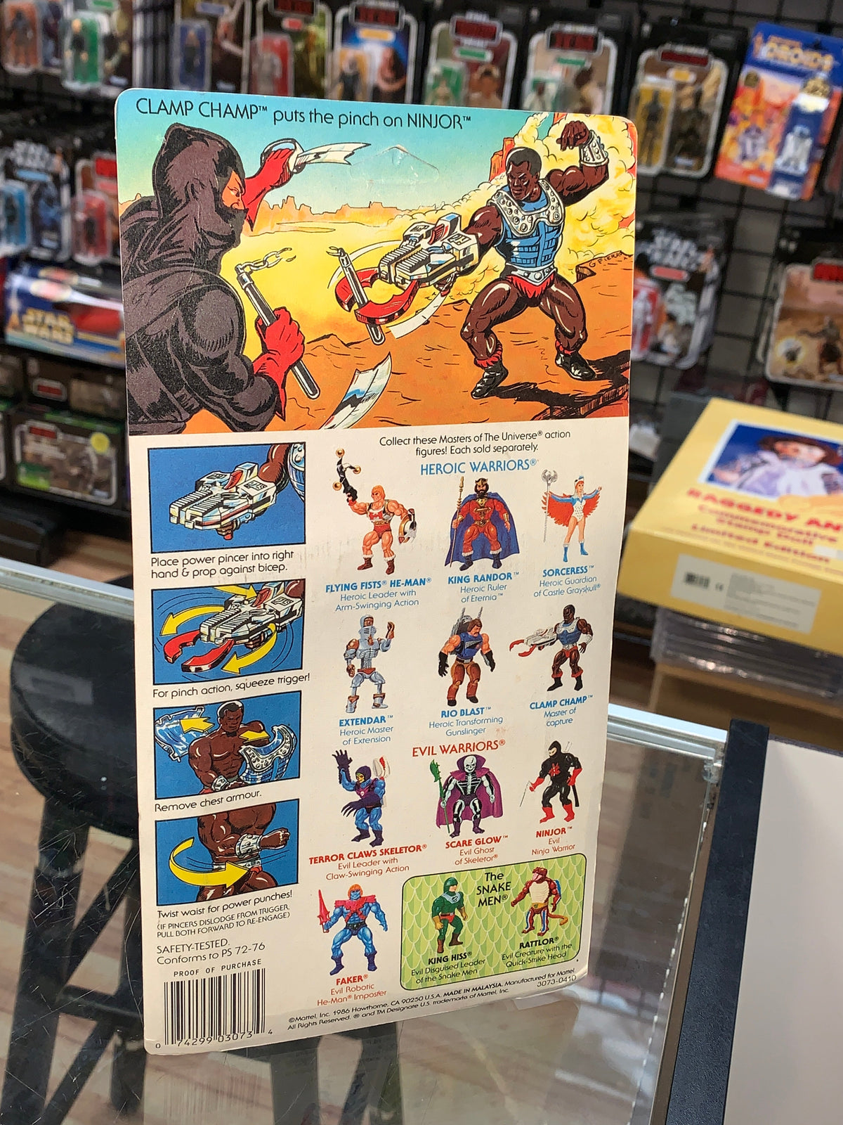 Clamp Champ (Vintage MOTU Masters of The Universe, Mattel) product image 11, provided for visual reference and product