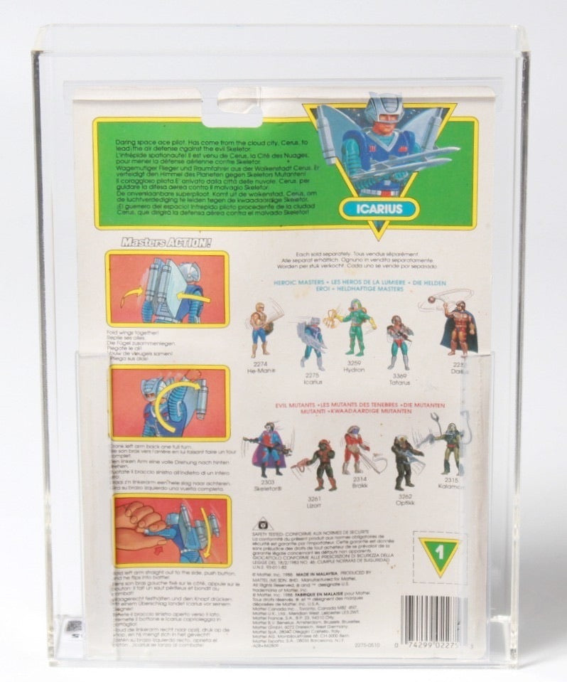Icarius (New Adventures of Heman, MOTU) **CAS Graded 85,85,85** product image 2, provided for visual reference and product