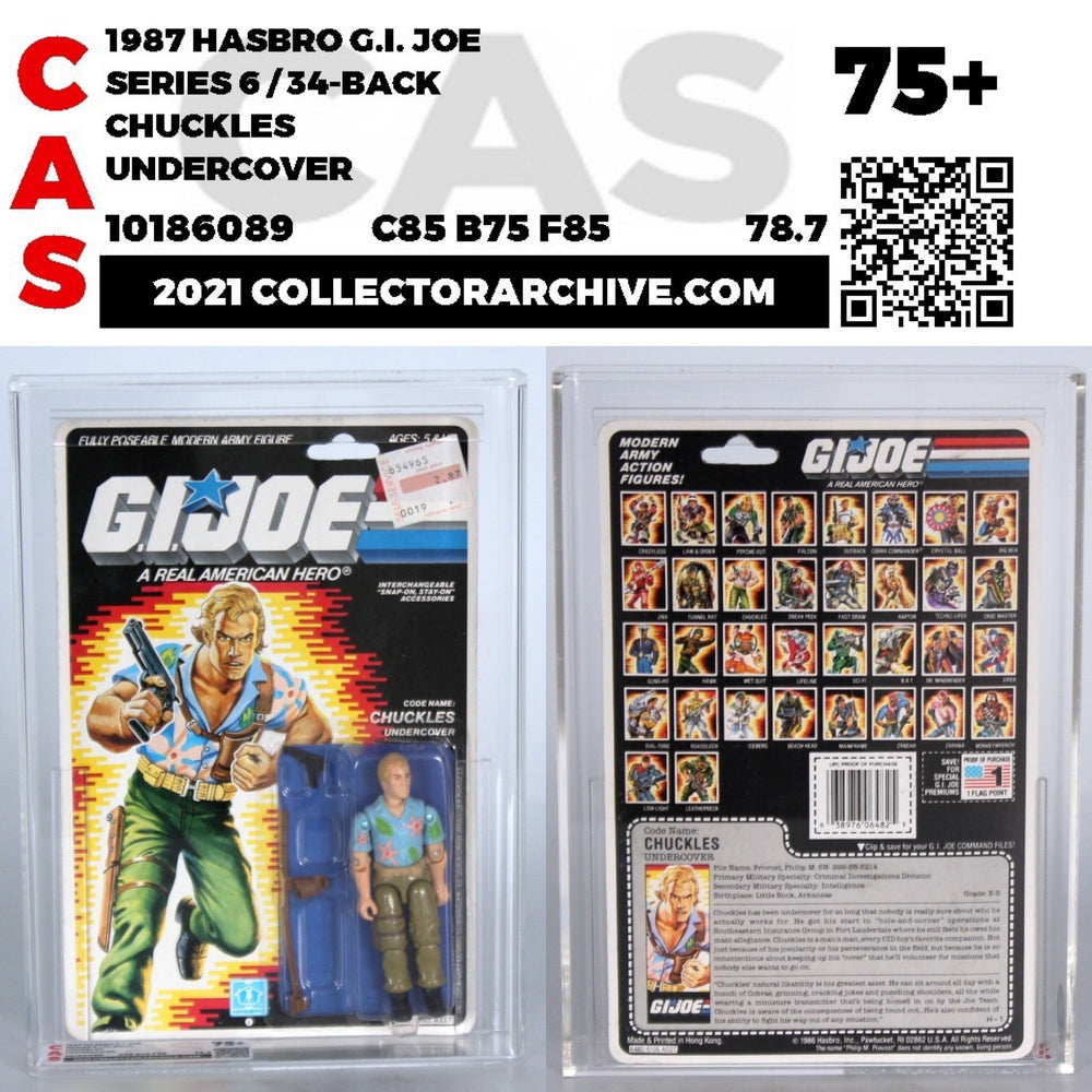 Chuckles (GI Joe, Hasbro ) **CAS Graded 75+**