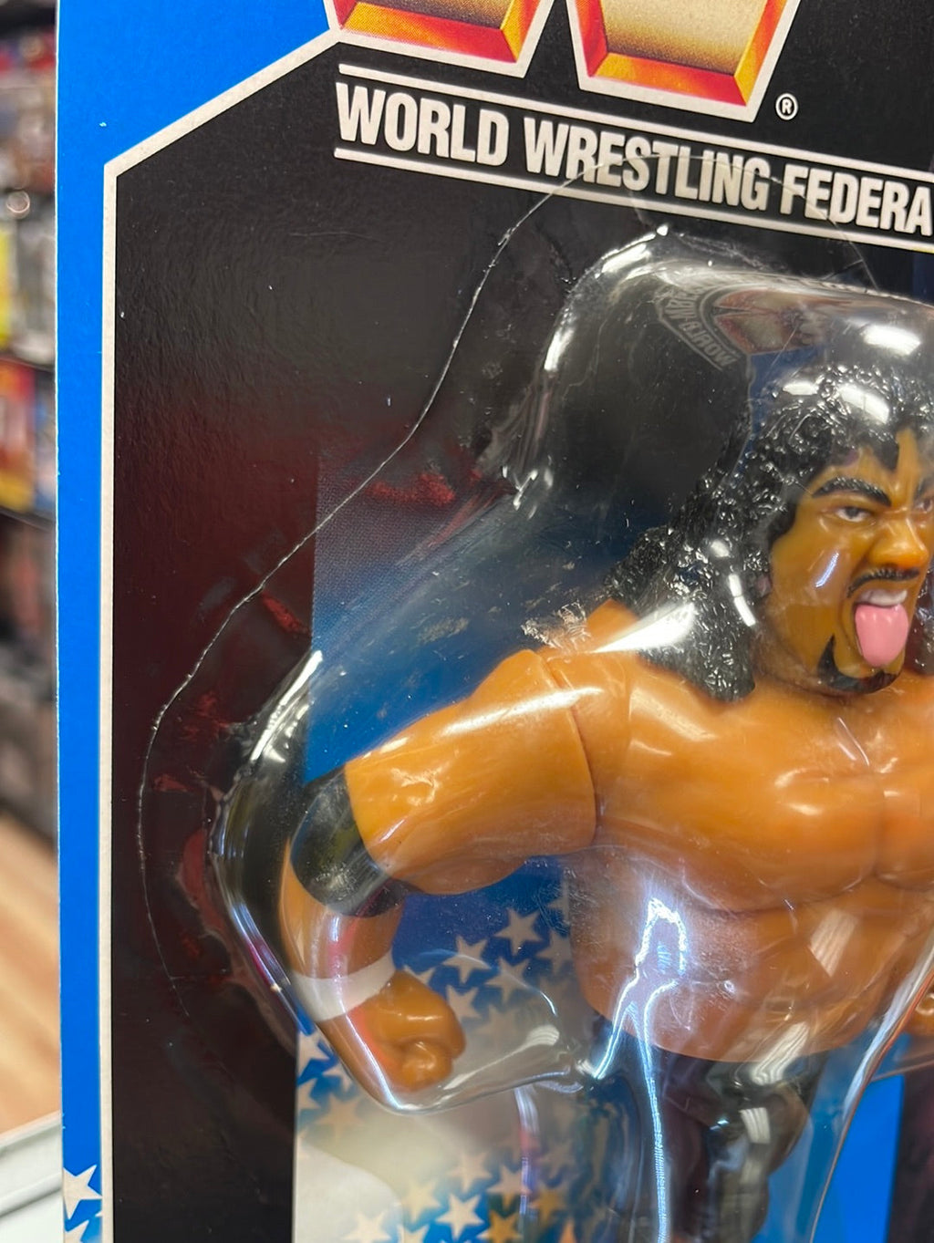 Samu of the Headshrinkers (WWE WWF, Vintage Hasbro)**American Card** product image 6, provided for visual reference and