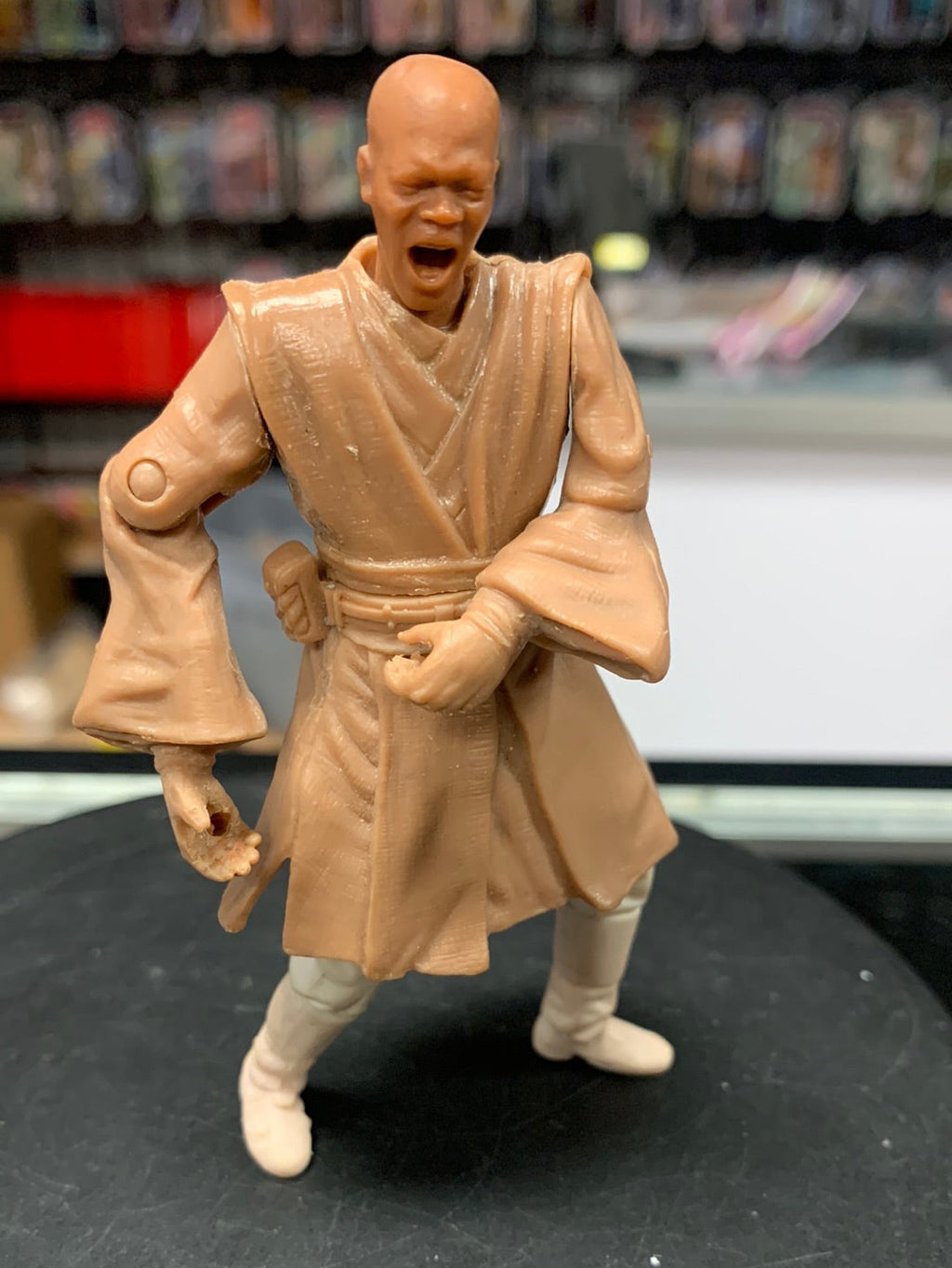 AOTC Geonosian Attack Mace Windu Prototype (Hasbro Star Wars Saga) product image 3, provided for visual reference and