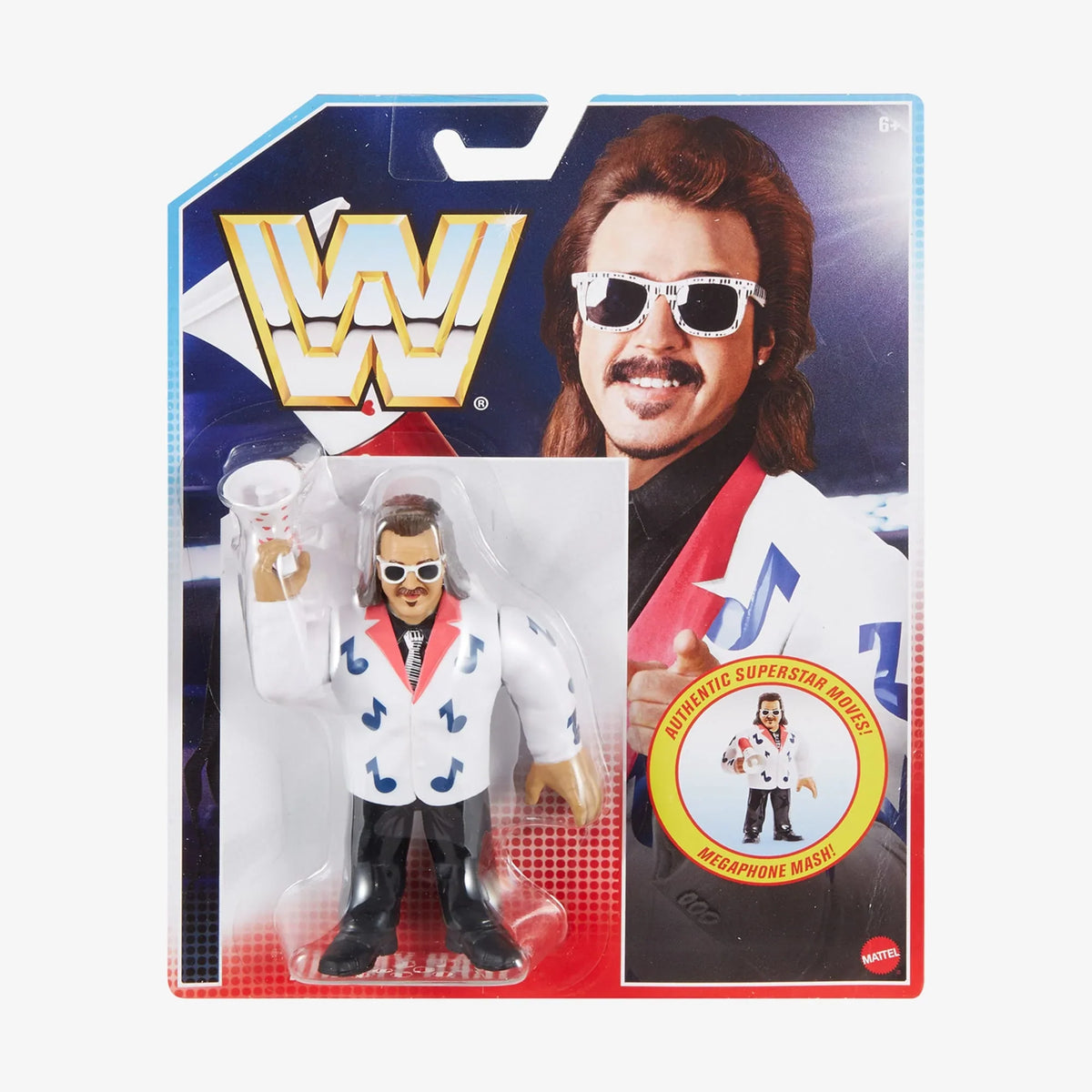 Jimmy Hart (WWE Retro, Mattel) SEALED product image 1, provided for visual reference and product detail review