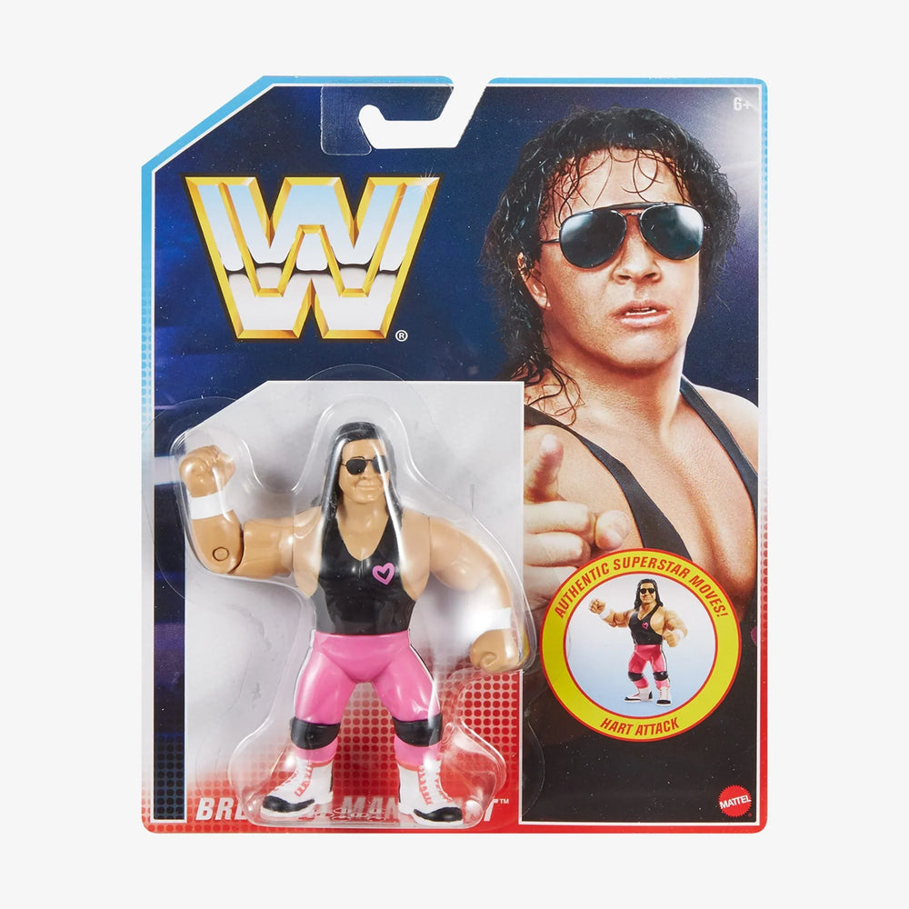 Brett Hitman Hart (WWE Retro, Mattel) SEALED